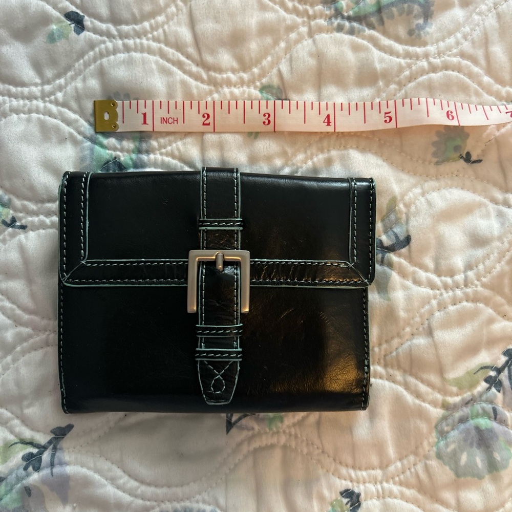 Hype Black Women's Wallet with Buckle